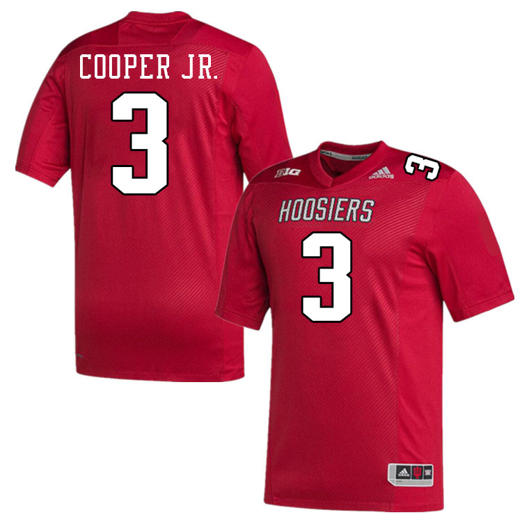 #3 Omar Cooper Jr. Indiana Hoosiers Football Jeresys College Apparels,Uniforms Stitched-Throwback Cr